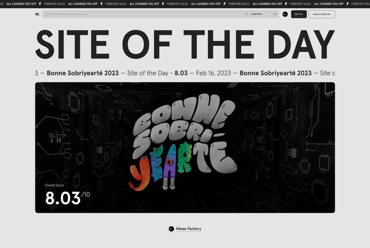 Site of the day